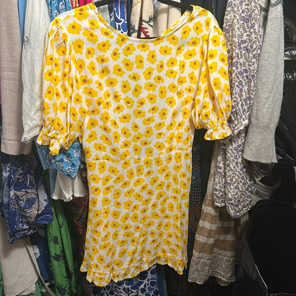 NWOT Faithful the Brand Florence Mini dress size US 4 / size S Marigold